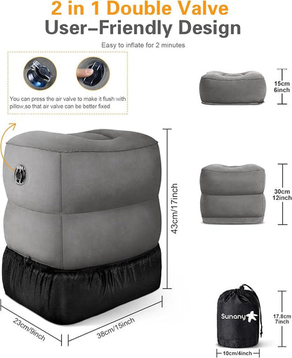 Sunany Inflatable Foot Rest Pillow - Image 4