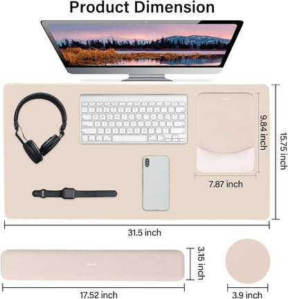 MOSISO Keyboard Mouse Pad Set, Large Gaming Mouse Pad&Rectangular Keyboard - Image 2