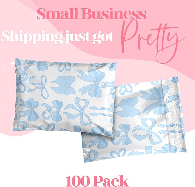Pretty Package Store 6x9 Designer Poly Mailer 100 Pack Heavy Duty Waterproof - Image 2