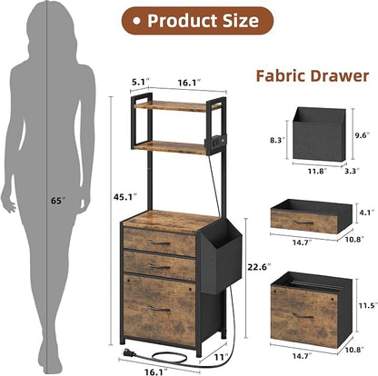 HIGDBFE 3 Drawer File Cabinet - Image 3
