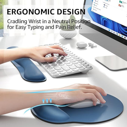 KTRIO Keyboard Wrist Rest & Mouse Pad - Image 2