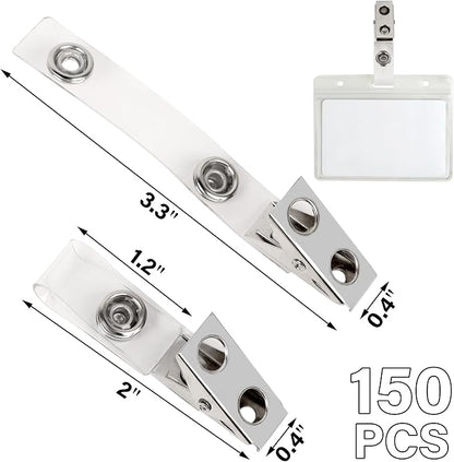 Happy Trees 150pc Metal Badge Clips - Image 4