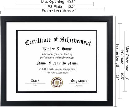 ELSKER&HOME 8.5x11 Diploma Frame Black - Image 4