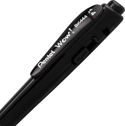 Pentel Wow! Retractable Ballpoint Pen, Bold Line - Image 3