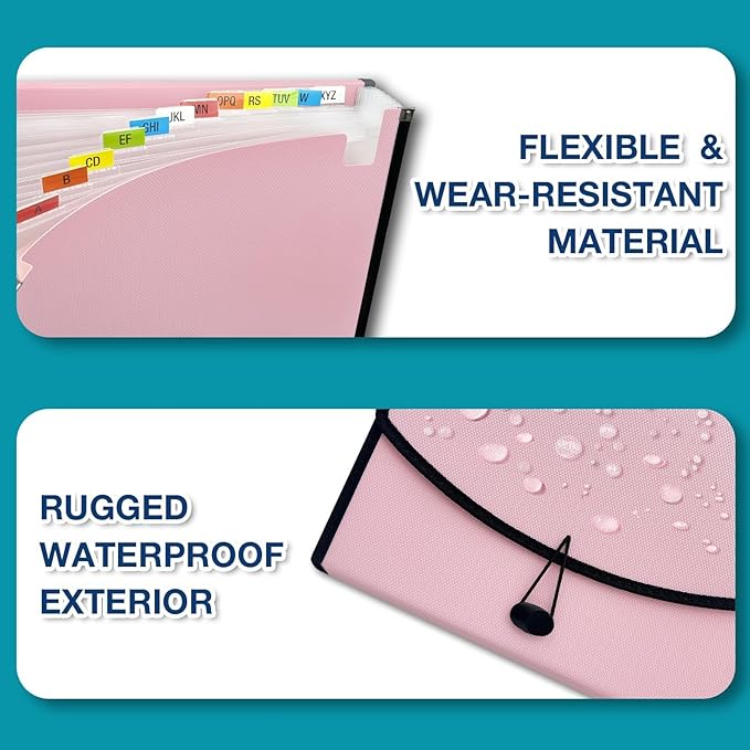H4D 13-Pocket Accordion File Organizer - Image 7
