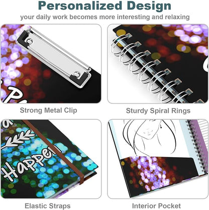 Hongri Clipboard Folio with Refillable Lined Notepad, 8.5 x 11 Folders with - Image 6