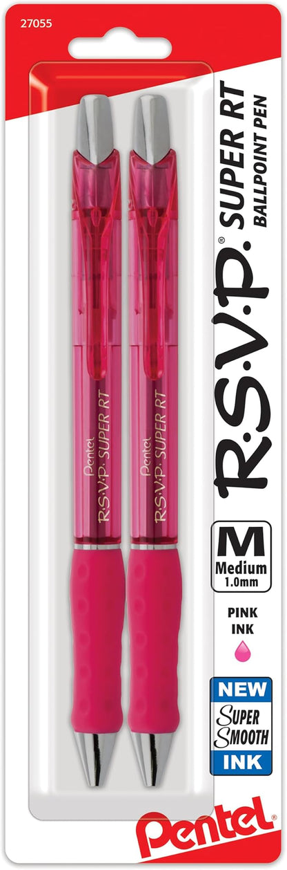 Pentel RSVP Super RT Ballpoint Pen, Medium Line by PentelofAmerica