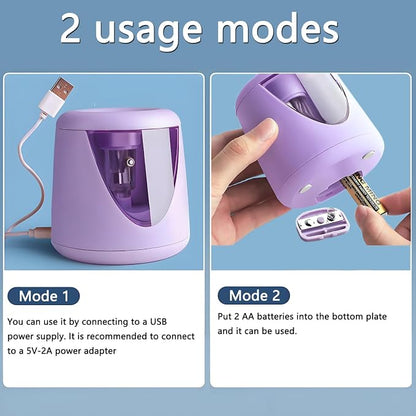 Electric Pencil Sharpener for Colored Pencils & No.2 - Image 3