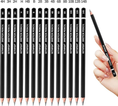 GETHPEN Professional Drawing Sketching Pencil Set - Image 2