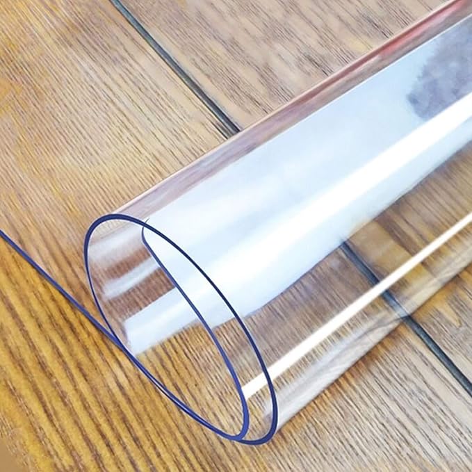 LovePads Clear Table Cover Protector, 36 x 54 Inch 2mm Thick Plastic Table Cover by LovePads