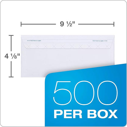 Columbian #10 Security Envelopes, 500 Pack, Self Seal Envelopes - Image 5