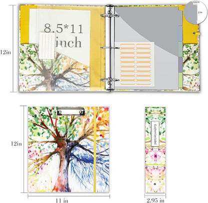 2 Inch 3 Ring Binder Organizer, Three Ring Binder - Image 6