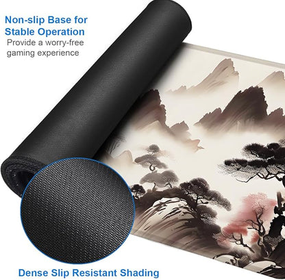 Mousepad, 31.5x15.7 inch Large Extended Gaming Computer Keyboard Mouse Mat - Image 4