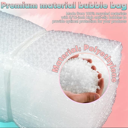 50-Pack 12"x16"Clear Bubble Out Bags - Image 3