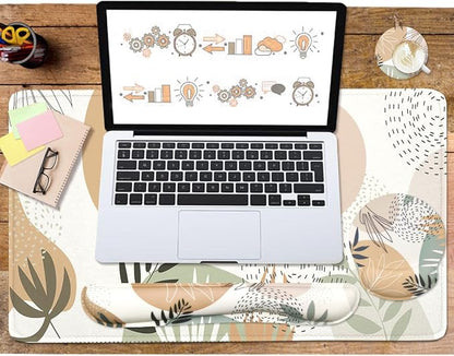 4-in-1 Gaming Mouse Pad Wrist Support Set，Desk Pad + Mouse Pad - Image 5