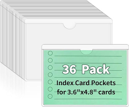 NIUBIER Storage Bin Labels, Index Card Holder by NIUBIER