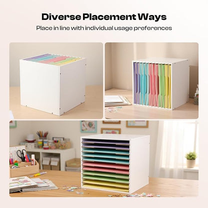 Caydo 12x12 Paper Storage Organizer - Image 6