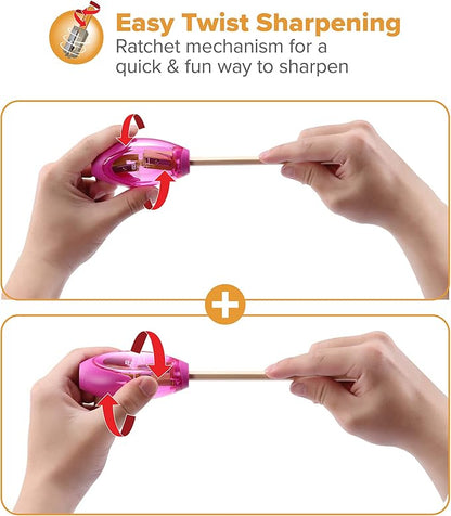 Bostitch Office Pencil Sharpener, Twist-n-Sharp - Image 6