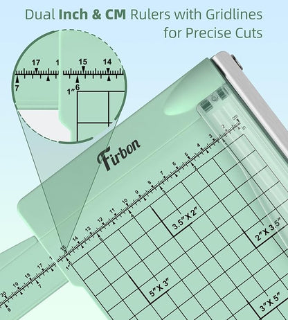 Firbon 12" Guillotine Paper Cutter - Image 4