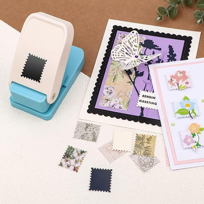 BAOFALI 3Pcs Stamp Puncher, Stamp Punch 1X0.8inch Rectangular Postage Stamp - Image 4