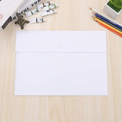 VANRA Poly File Folder Pockets File Jacket Plastic Envelope Flat Document - Image 7