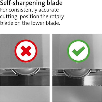 Dahle 508 Personal Rotary Trimmer, 5 Sheet Capacity, Self-Sharpening, Automatic - Image 8