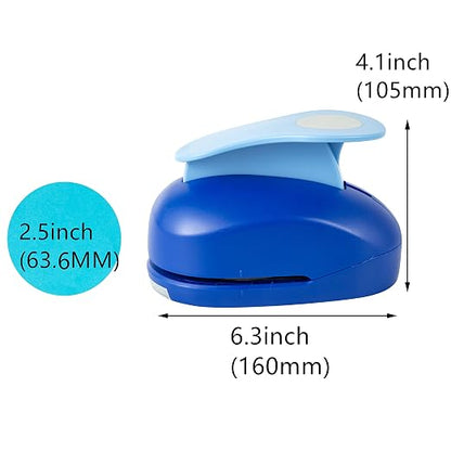 2.5 inch Circle Punch, Paper Circles, Large Hole Punch - Image 6
