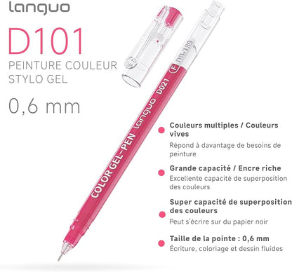languo 252 PCS Acrylic Gel Pens - Image 2