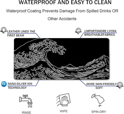 Large Gaming Mouse Pad, Waterproof Extra Large Big Mouse Pad - Image 4