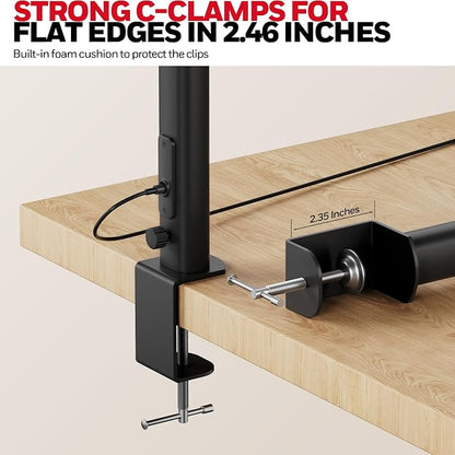 Honeywell LED Desk Lamp with Clamp - Image 5