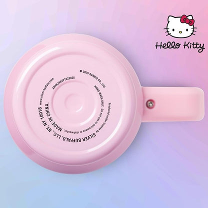 Silver Buffalo Sanrio Hello Kitty Christmas Holiday Sweater Merry and Bright Double Walled Stainless Steel Tumbler with Handle, Straw, and Straw Cap, Fits in Standard Cup Holder, 40 Ounces - Image 8