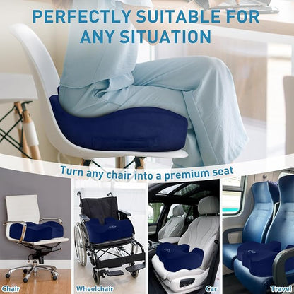 BlissTrends Seat Cushion, 5.2in Thick Memory Foam Cushions - Image 8