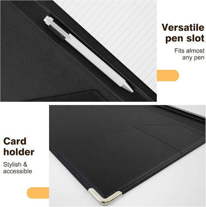 Tiankool Padfolio Portfolio Binder – Thickened Business Folder - Image 6