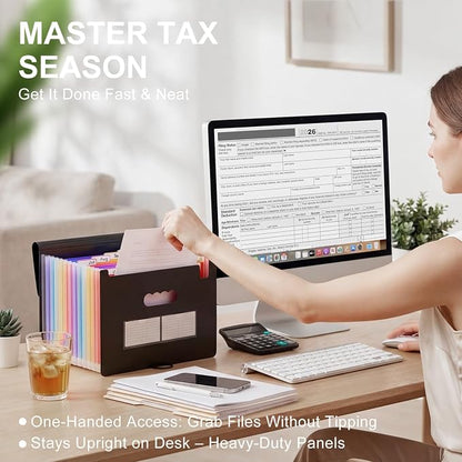 ThinkTex Accordion File Organizer, 12 - Image 4