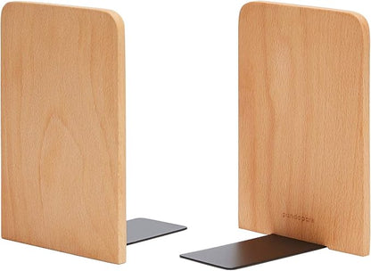Pandapark Wood Bookends, Non-Skid Bookend - Image 8