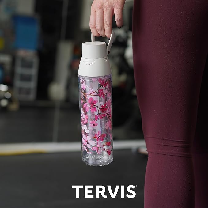 Tervis Venture Lite Tropical Animal Collection Made in USA Double Walled Insulated Tumbler Travel Cup Keeps Drinks Cold & Hot, 24oz Water Bottle, Turtle - Image 7
