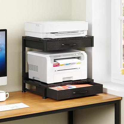 VENNQD 2-Tier Desktop Printer Stand - Image 2
