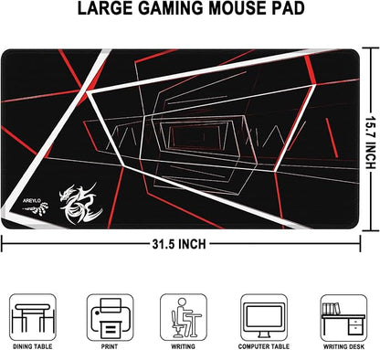 Large Gaming Mousepad, Waterproof Extra Large Mouse Pad - Image 3