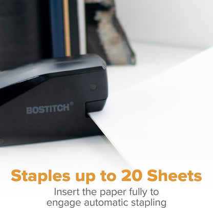 Bostitch Office Portable Electric Stapler, 20 Sheets, AC or Battery Powered - Image 7