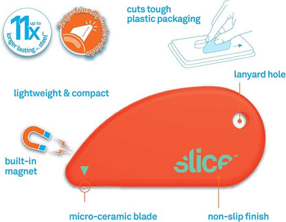 Slice Micro Safety Cutter | Safe Ceramic Box Cutter Lasting 11x Longer than - Image 4