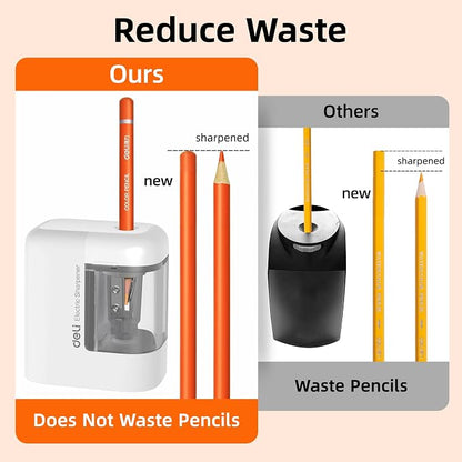 deli Electric Pencil Sharpener, Portable Pencil Sharpener - Image 6