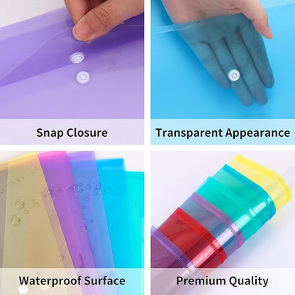 EOOUT 14pcs Plastic Envelopes, Plastic Folders - Image 4