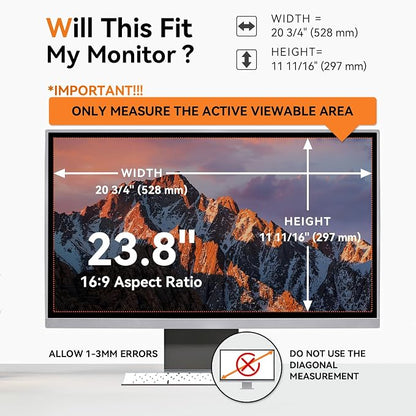 23.8 Inch Computer Privacy Screen - Image 2