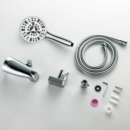 Tub Spout with Diverter, Chrome High Pressure 10 Mode Handheld Shower Sprayer, Bathtub Faucet with Sprayer - Image 8