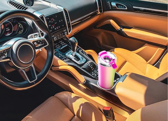 Meoky 24 oz Travel Coffee Mug with Leak-proof Lid, Stainless Steel Insulated Coffee Tumbler, Keeps Hot for 8 Hours or Cold for 24 Hours, Fits in Car Cup Holder (Night) - Image 5