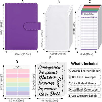 SKYDUE Budget Binder, Money Saving Binder - Image 3