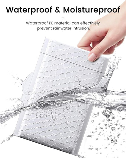 GSSUSA White Bubble Mailers 4x8 Inches 19200 Pack, Usable Size 4X7" Bubble - Image 5
