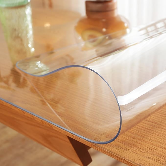 Warmstar Clear Table Protector, 2mm Thick, 36x87 Inch, Table Cover, Desk Mat - Image 6