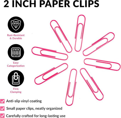 Jumbo Paper Clips, 2 Inch Large Paper Clip - Image 4