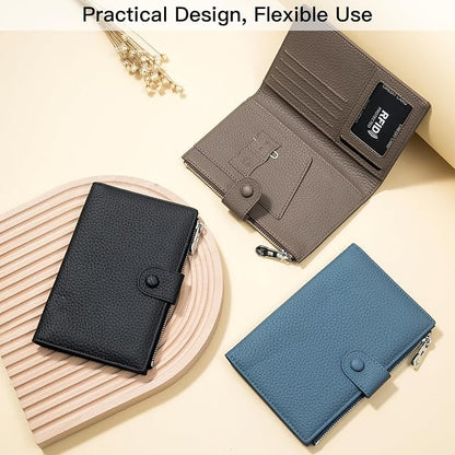 Genuine Leather RFID Blocking Passport Holder Wallet - Image 6